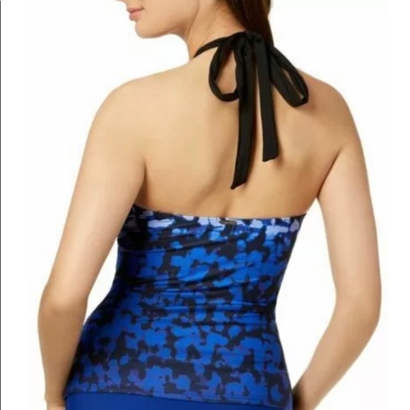 NWT Calvin Klein Atlantis Ombré Tankini Top Sz S - Picture 3 of 11